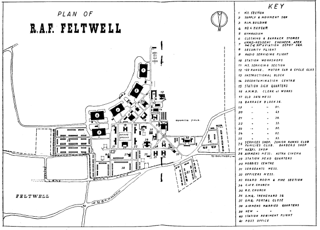 Map of RAF Feltwell
